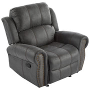 Wide Standard Manual Glider Recliner - R&R Furniture Gallery (Fountain Valley, CA)