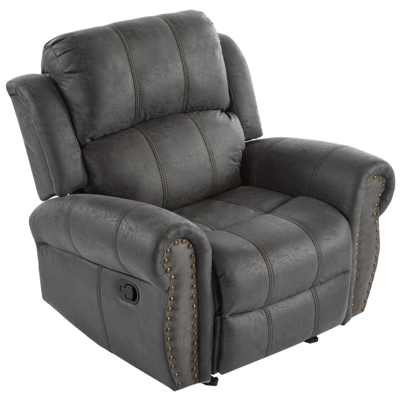 Wide Standard Manual Glider Recliner - R&R Furniture Gallery (Fountain Valley, CA)