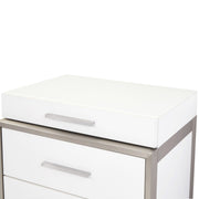 Marquee - Nightstand - Cloud White - R&R Furniture Gallery (Fountain Valley, CA)