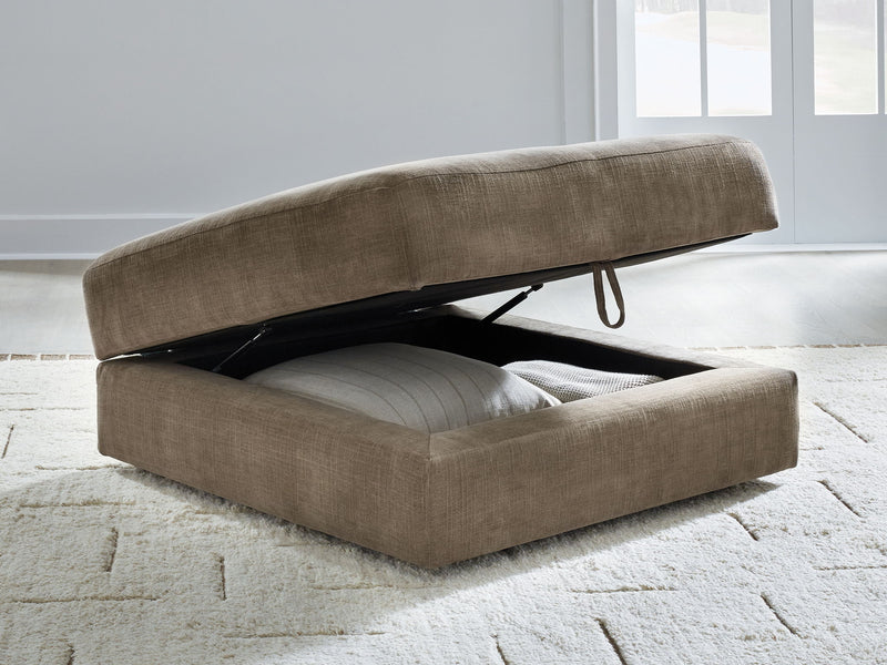 Camellia-Court - Ottoman With Storage - Coffee - R&R Furniture Gallery (Fountain Valley, CA)