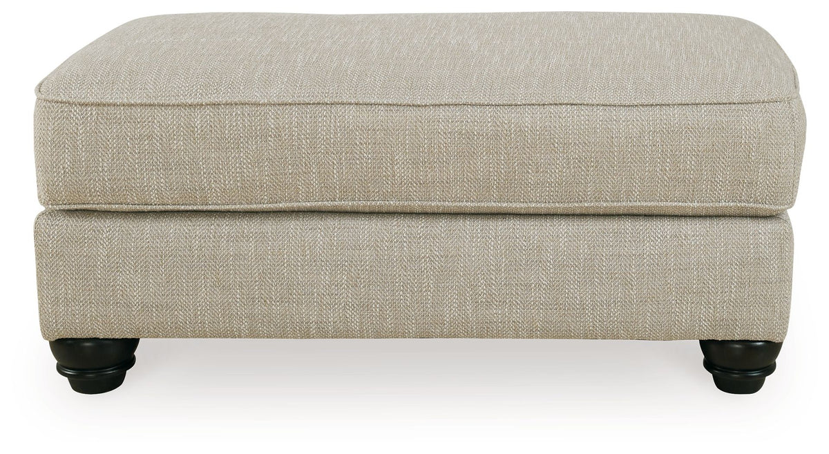 Asanti - Ottoman - Fog - R&R Furniture Gallery (Fountain Valley, CA)