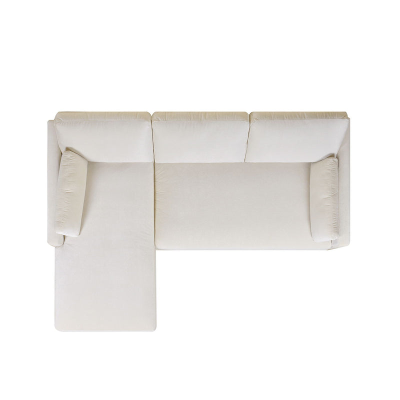Knox - Modern Farmhouse Reversible Chaise Sectional Sofa - R&R Furniture Gallery (Fountain Valley, CA)