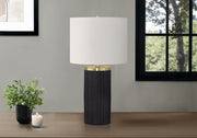 Lighting, Table Lamp, Concrete, Modern - Black - R&R Furniture Gallery (Fountain Valley, CA)