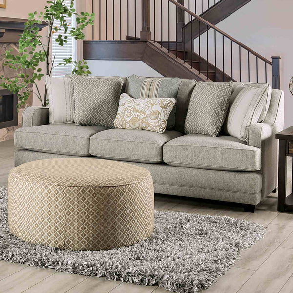 Stephney - Sofa, Gray/Gold