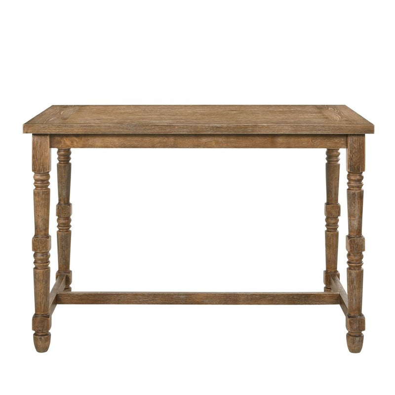 Farsiris - Counter Height Table - Weathered Oak - R&R Furniture Gallery (Fountain Valley, CA)