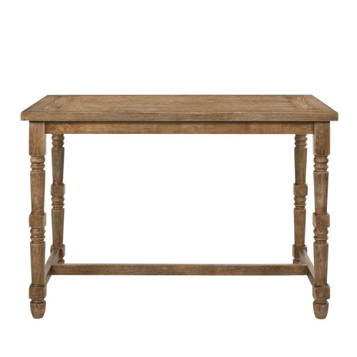 Farsiris - Counter Height Table - Weathered Oak - R&R Furniture Gallery (Fountain Valley, CA)