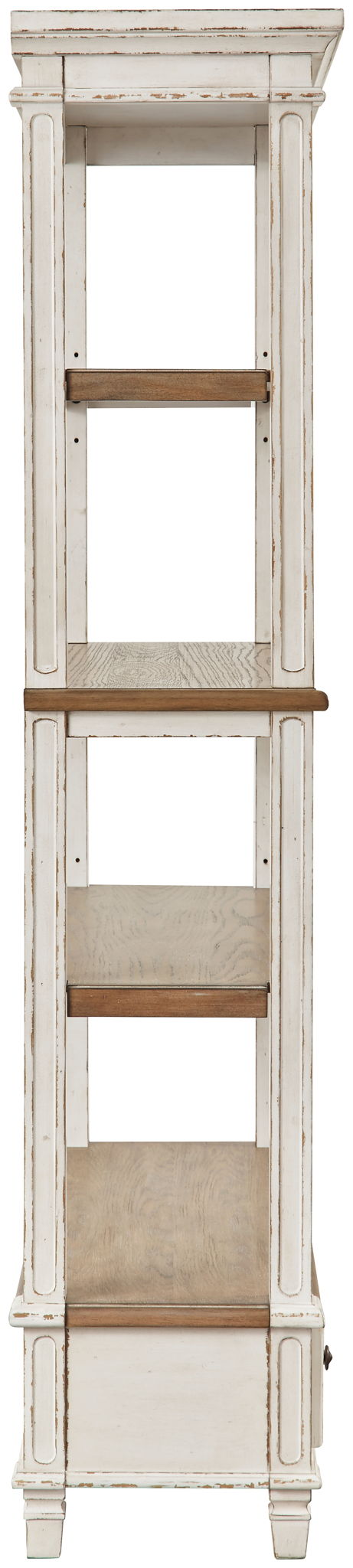 Realyn - Bookcase - Brown / White - R&R Furniture Gallery (Fountain Valley, CA)