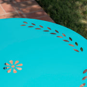 Lourdes - 3 Piece Metal Set - Teal - R&R Furniture Gallery (Fountain Valley, CA)