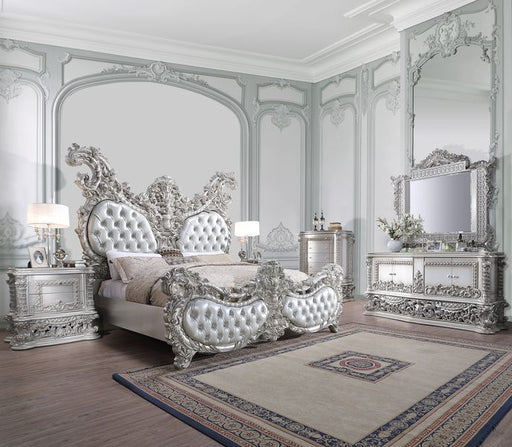 Valkyrie - Mirror - Antique Platinum - R&R Furniture Gallery (Fountain Valley, CA)