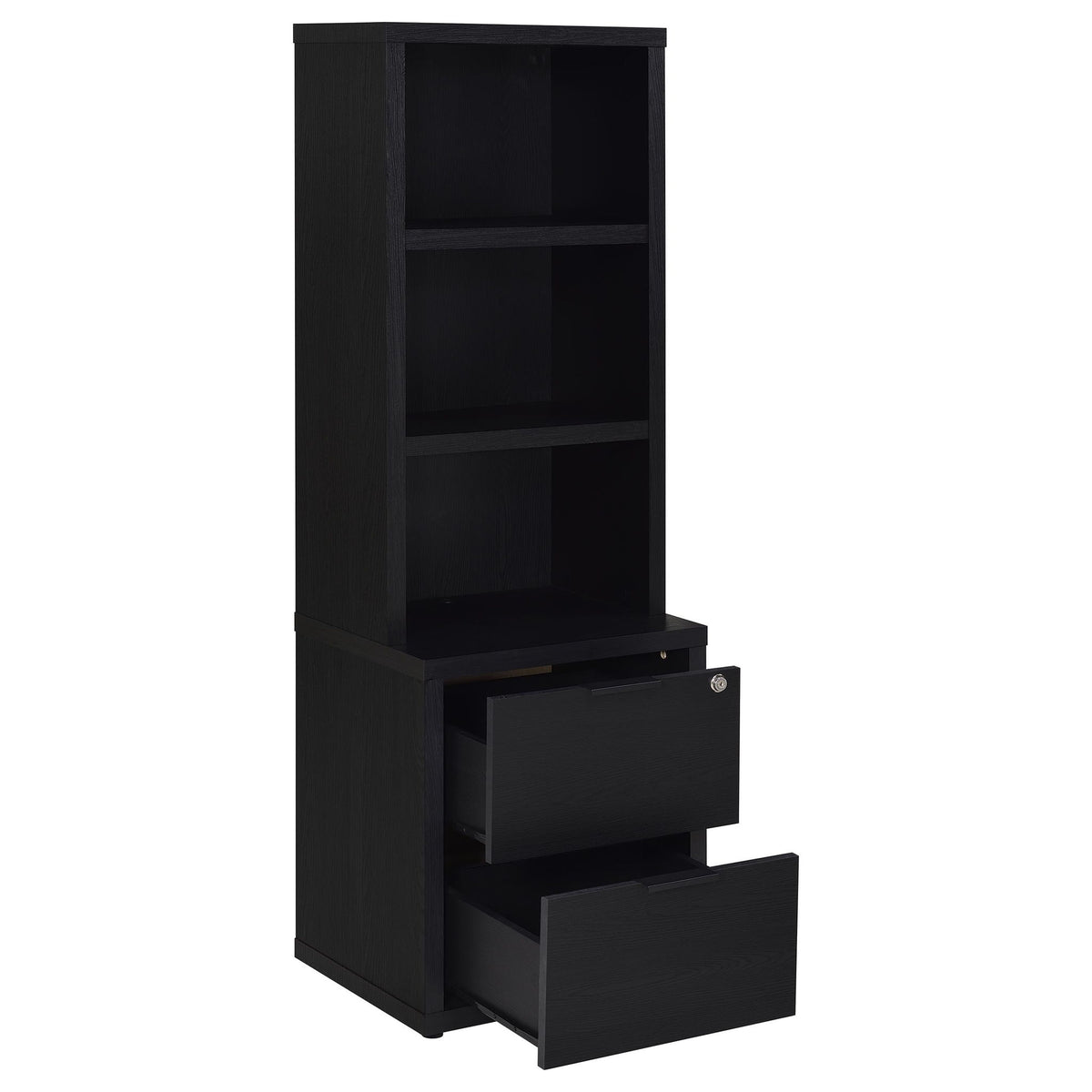 Geary - 3 Piece Bedroom Set With Bookcase Headboard