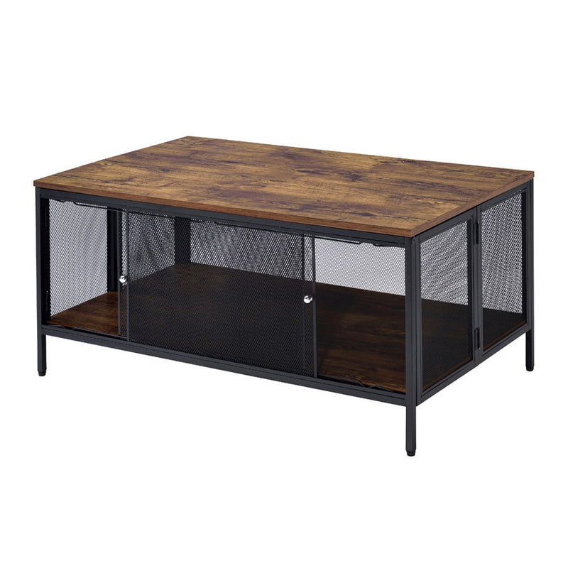 Winam - Coffee Table - Antique Oak & Black - R&R Furniture Gallery (Fountain Valley, CA)