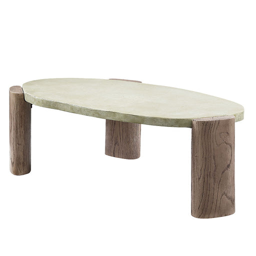 Jacinda - Coffee Table - Weathered Gray & Oak - R&R Furniture Gallery (Fountain Valley, CA)