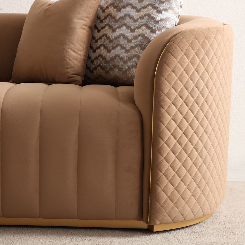 Ariana - Velvet Sofa - R&R Furniture Gallery (Fountain Valley, CA)