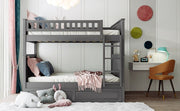 Bunk Bed With Twin Size Trundle, Guardrails - R&R Furniture Gallery (Fountain Valley, CA)