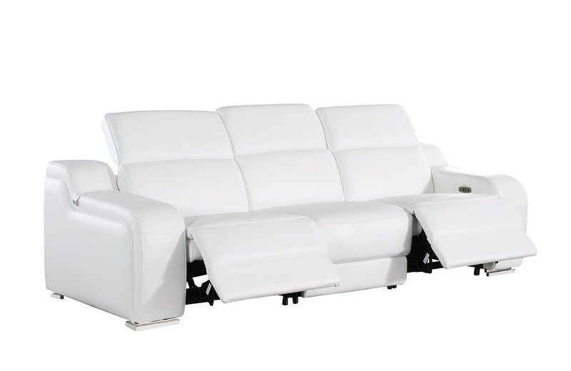 1116 - 6-Piece Modular Power Reclining Sofa, Loveseat & Chair Set In With 5 Power Recliners & Power Headrests