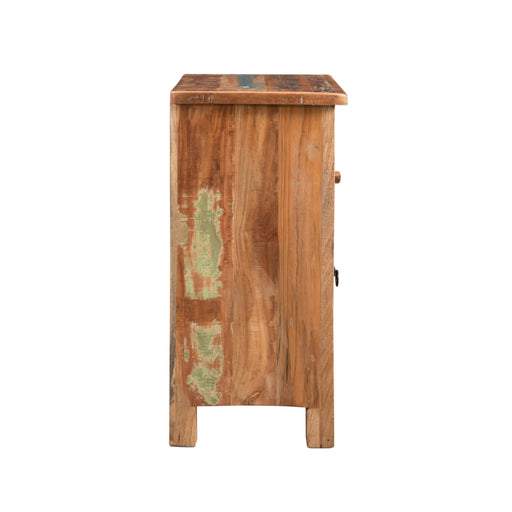 Carved Side Table - Natural - R&R Furniture Gallery (Fountain Valley, CA)