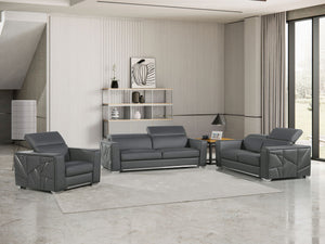 1120 - Leather Living Room Set - R&R Furniture Gallery (Fountain Valley, CA)