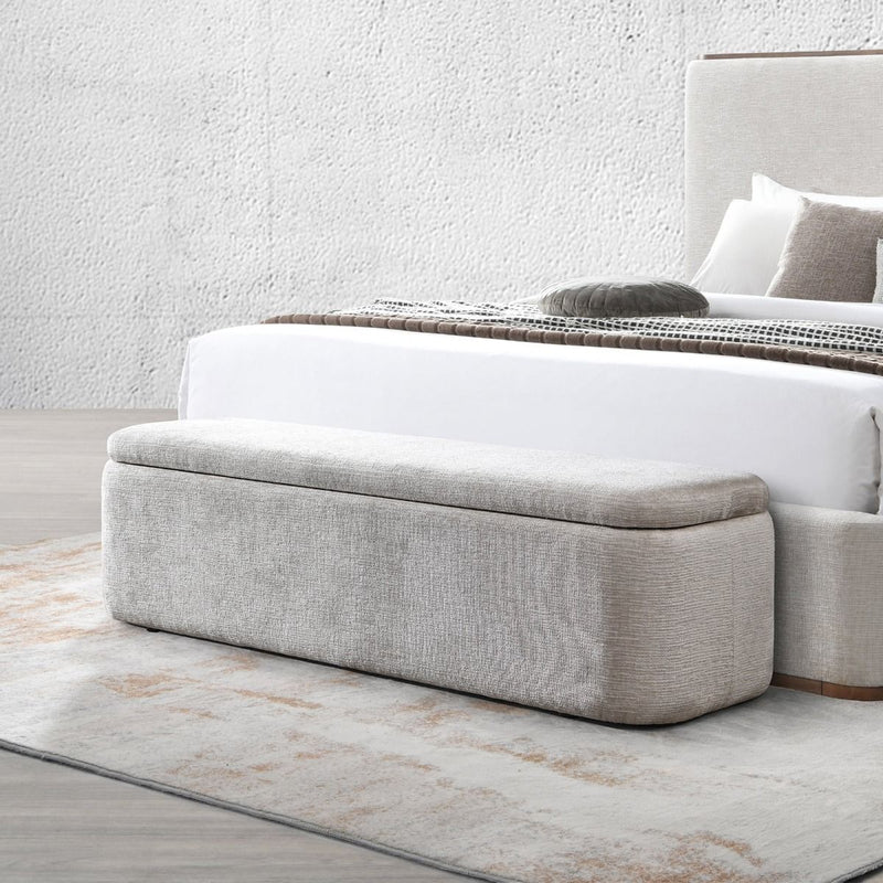 Orane - Bench With Storage - Gray