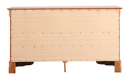 Elegant traditional storage dresser by Glory Furniture with multiple drawers and wooden finish, showcasing classic design and craftsmanship.