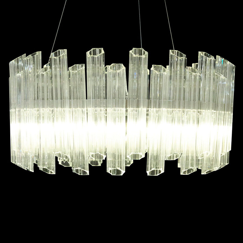 Michael Amini Lighting - Octavious 8-Light Modern Crystal Chandelier - Clear