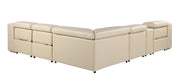 1116 - Power Reclining Italian Leather Sectional - R&R Furniture Gallery (Fountain Valley, CA)
