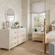 Patty - Rattan 2-Drawer Nightstand - R&R Furniture Gallery (Fountain Valley, CA)