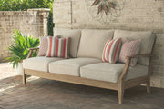 Clare View - Sofa with Cushion - Beige - R&R Furniture Gallery (Fountain Valley, CA)
