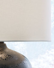 Ladstow - Ceramic Table Lamp  - Black - R&R Furniture Gallery (Fountain Valley, CA)
