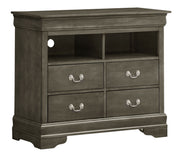 Louis Phillipe - Media Storage Unit Timeless - R&R Furniture Gallery (Fountain Valley, CA)