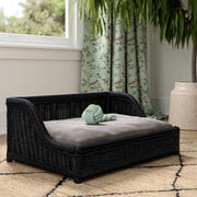 Poppy - Rattan Small Pet Bed - Black - R&R Furniture Gallery (Fountain Valley, CA)