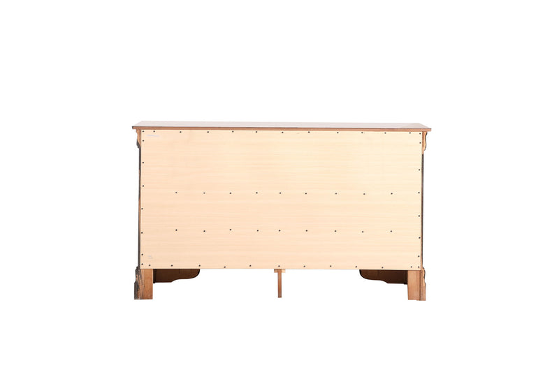 Elegant Louis Phillipe traditional dresser by Glory Furniture with ornate wood details and multiple drawers for storage.