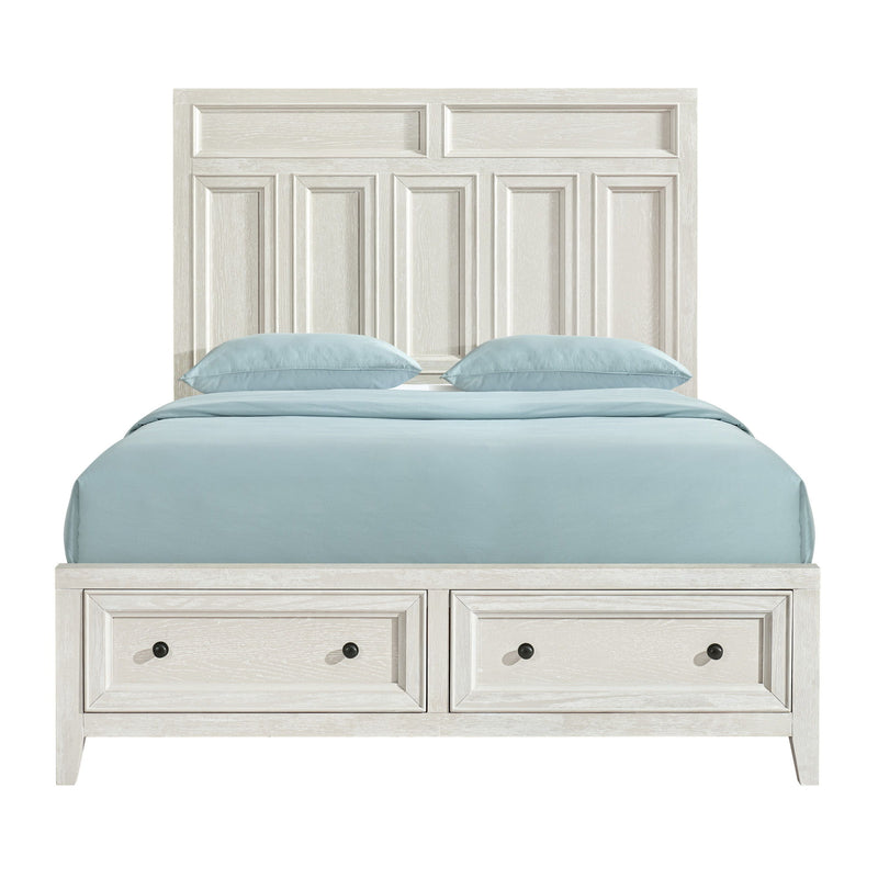 Storage Bed With Panel Headboard And Spacious Footboard Drawers - R&R Furniture Gallery (Fountain Valley, CA)
