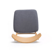 Set of two Noble House dining chairs with cushioned seats, featuring modern wooden frames and comfortable upholstery.