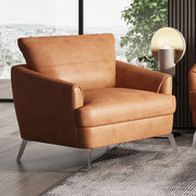 Safi - Chair - Cappuccino Leather - R&R Furniture Gallery (Fountain Valley, CA)