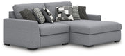 Benchcraft Bealton sectional sofa, a stationary sectional with plush fabric and modern design, shown in a cozy living room setting.