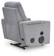 Pineland - Glider Power Recliner With Audio System - Pewter - R&R Furniture Gallery (Fountain Valley, CA)