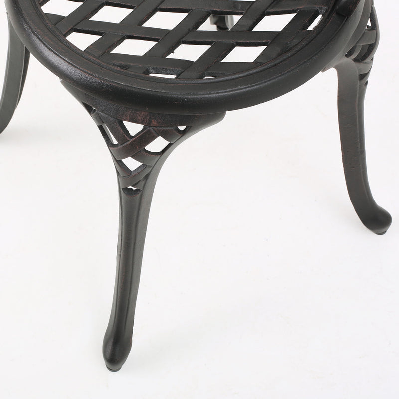 Bono Metal Bistro Set - Black - R&R Furniture Gallery (Fountain Valley, CA)