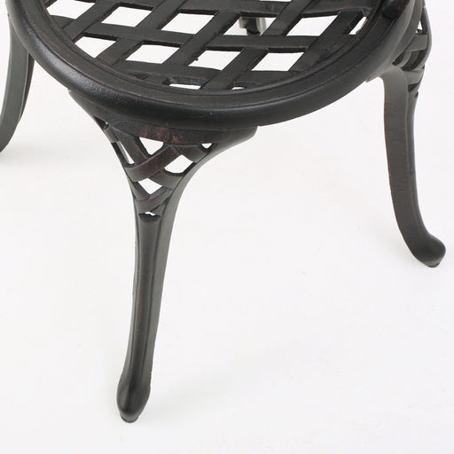 Bono Metal Bistro Set - Black - R&R Furniture Gallery (Fountain Valley, CA)