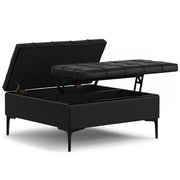 Laura - Lift Top Storage Ottoman - R&R Furniture Gallery (Fountain Valley, CA)