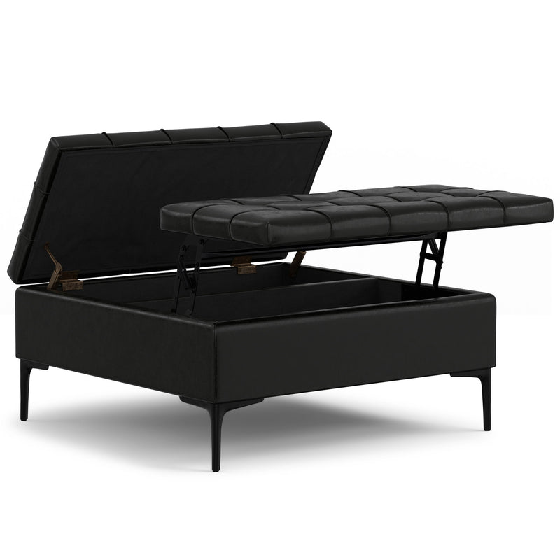 Laura - Lift Top Storage Ottoman - R&R Furniture Gallery (Fountain Valley, CA)
