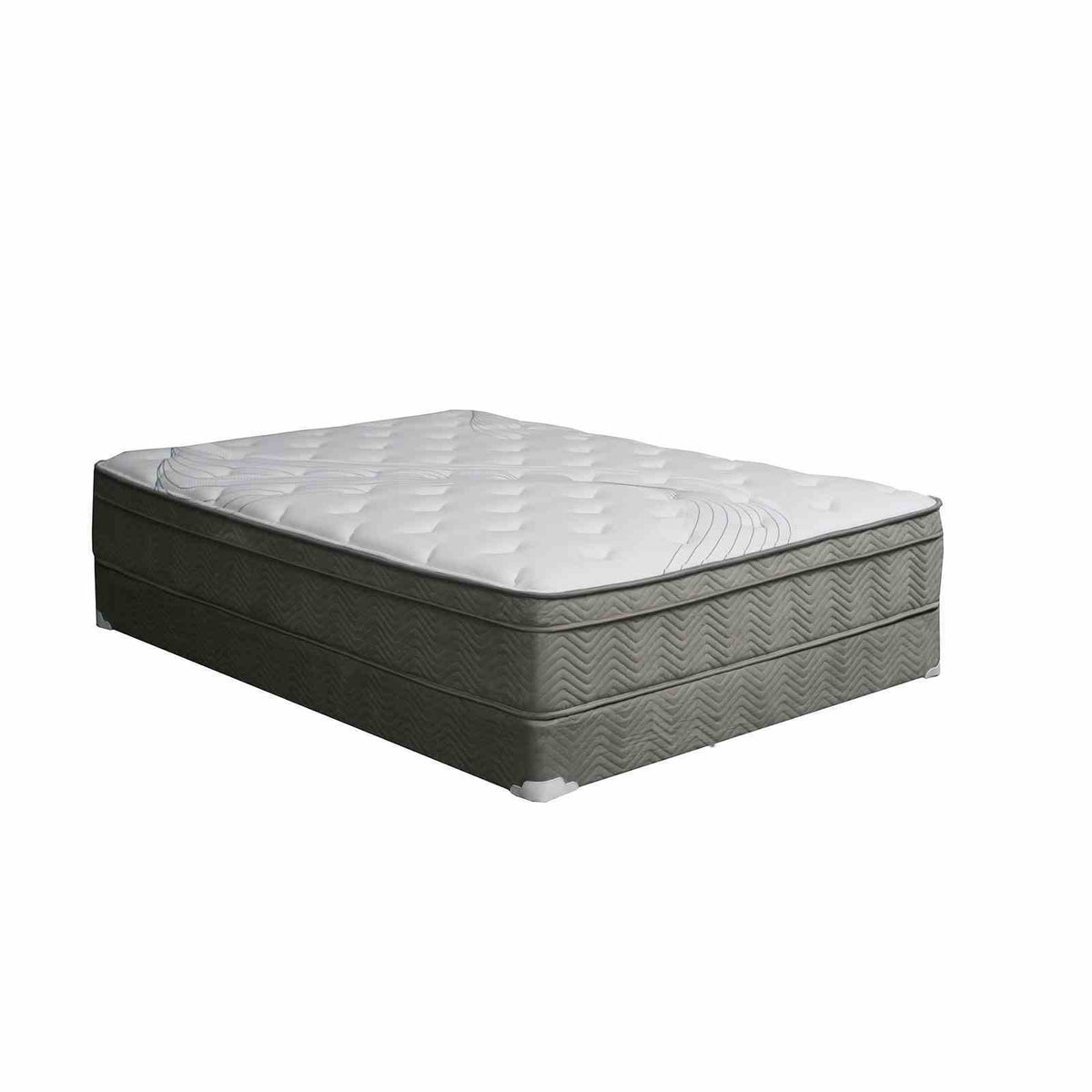 Afton - 12" Euro Box Pocket Coil, E.King