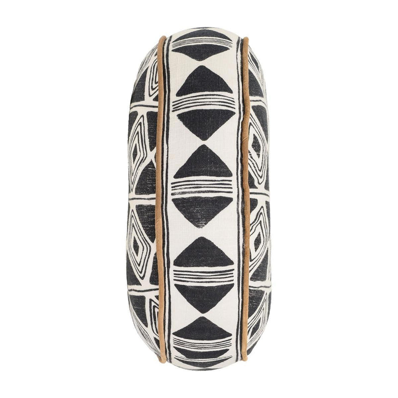 Nubia - 22" x 22" Pillow - Black / White