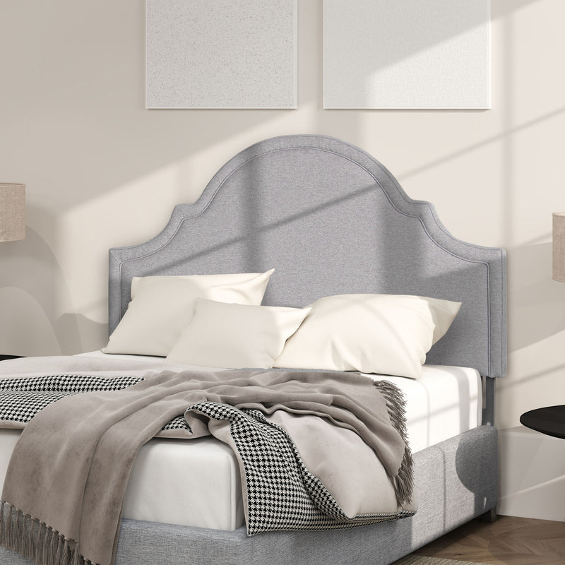 Catherine - Luxurious Comfort Upholstered Headboard - R&R Furniture Gallery (Fountain Valley, CA)