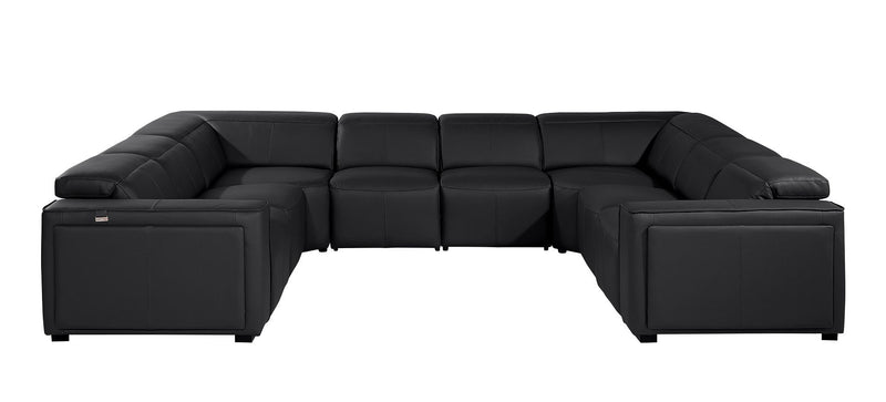 1224 - 8-Piece U-Shaped Sectional Sofa In With 4 Power Recliners & Power Headrests