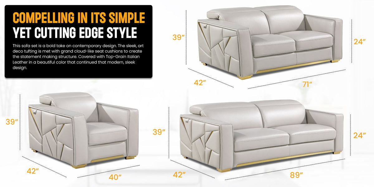 1120 - Leather Living Room Set - R&R Furniture Gallery (Fountain Valley, CA)