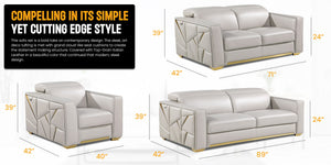 1120 - Leather Living Room Set - R&R Furniture Gallery (Fountain Valley, CA)