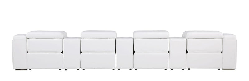1116 - 7-Piece Modular Power Reclining Sofa In With 4 Power Recliners & Power Headrests