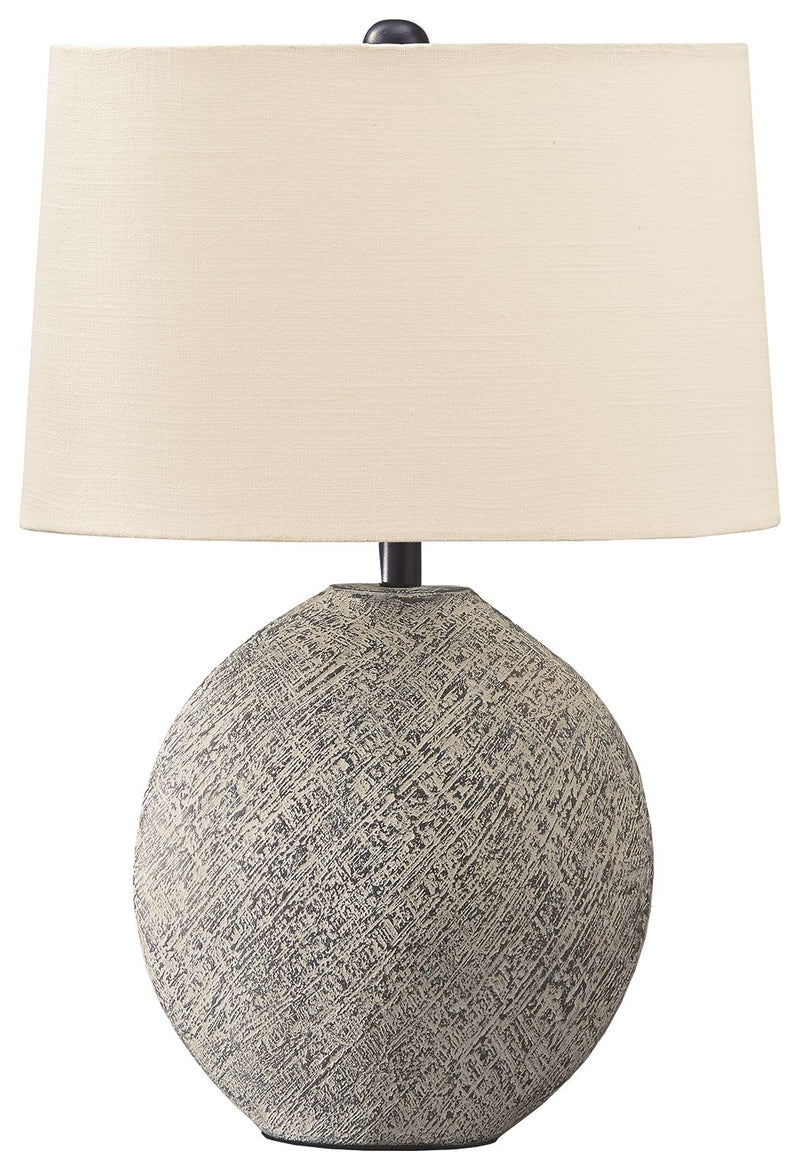 Harif - Paper Table Lamp  - Beige - R&R Furniture Gallery (Fountain Valley, CA)