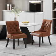 Cheney - Contemporary Dining Chair Tufted Upholstery (Set of 2) - R&R Furniture Gallery (Fountain Valley, CA)