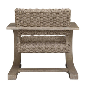 Rehema - Outdoor Wicker Lounge Chair - Gray